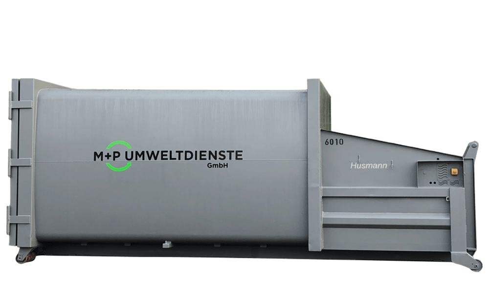 Absetzcontainer mit Deckel mieten
